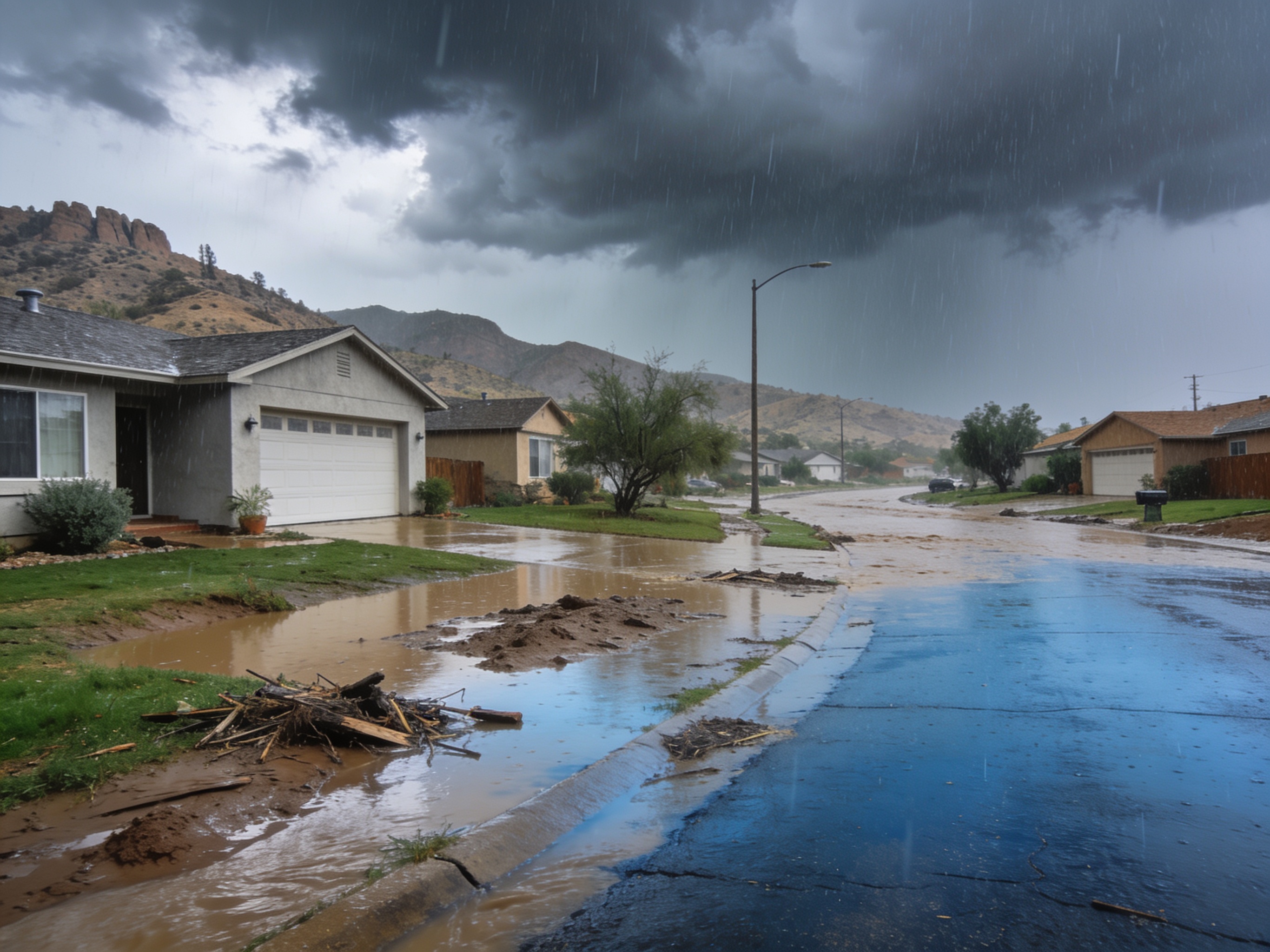 Monsoon Season Flooding Risks for Pinon Hills Homes