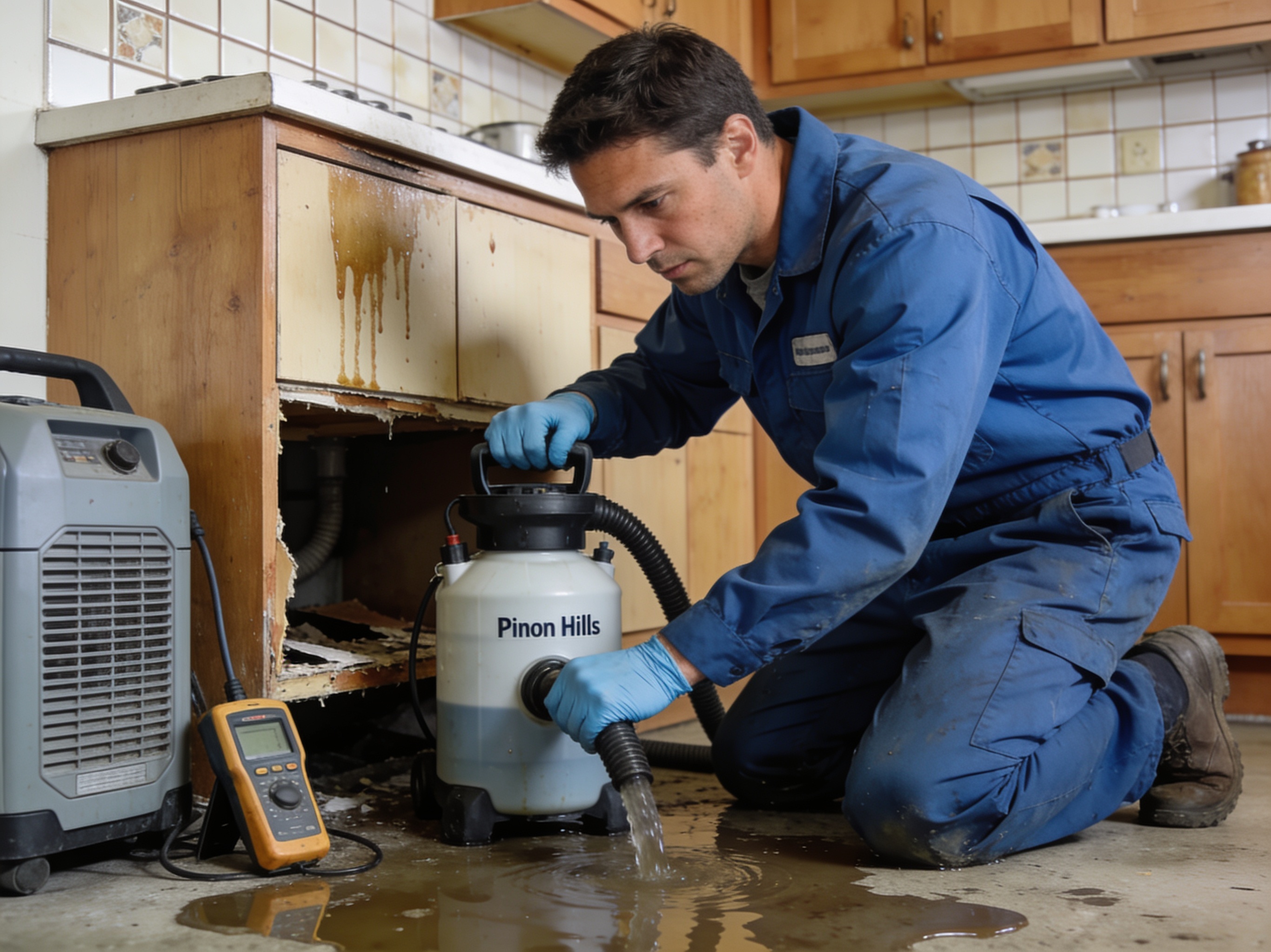 Kitchen water damage repair in Pinon Hills