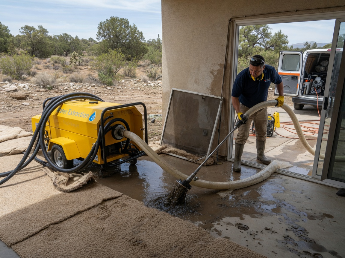 Rapid water extraction in Pinon Hills