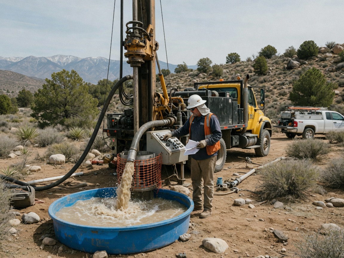Water extraction in Pinon Hills